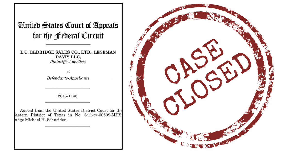 ENJET Patent Case Closed