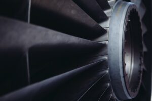 blades of industrial fans and ventilation