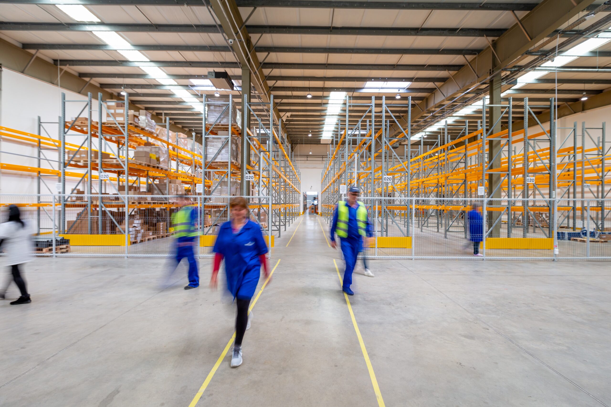 design a ventilation system that increases warehouse productivity