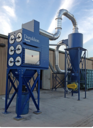 dust collector as part of industrial ventilation systems
