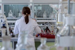 laboratory with clean environment ventilation