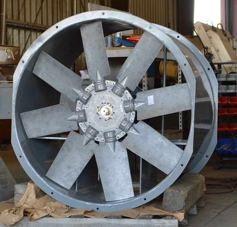 axial fan in industrial ventilation systems