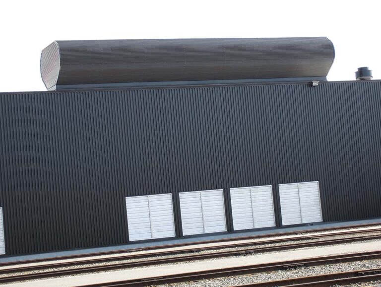 rooftop gravity ventilator for industrial ventilation control
